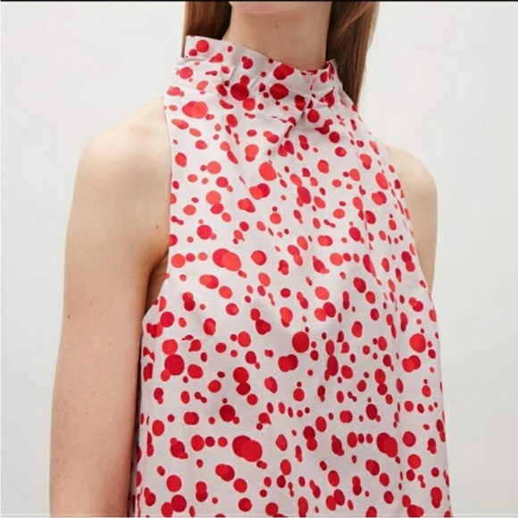 COS Mock Neck Tie Back Dress Polka
Dots Pockets Size 6 - Picture 2 of 11